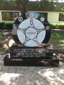 Image of a headstone on Tegeler's website