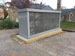 Image of a grave marker on Tegeler's website