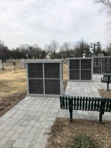Image of grave markers on Tegeler Monument's website