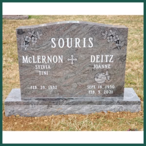 Image of a double monument on Tegeler's website