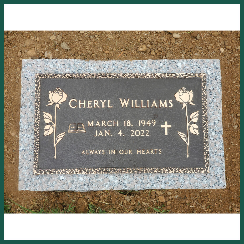 Bronze Markers Tegeler Monument Company MD, DC, PA, & VA