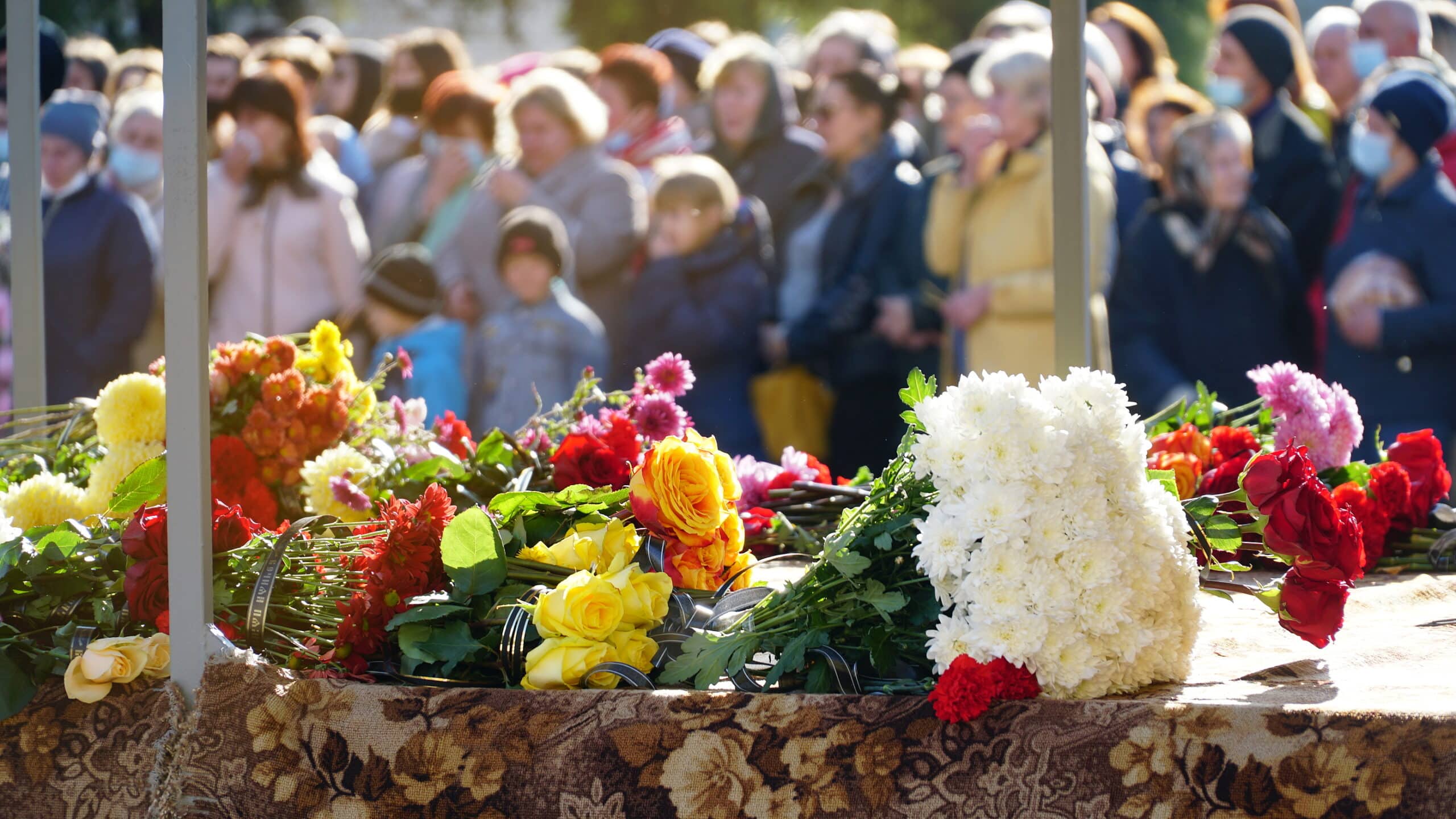 Image of a funeral service