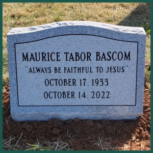 Image of a headstone