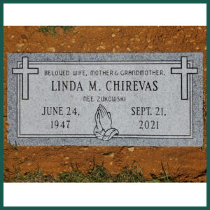 Chirevas Image of a flat headstone