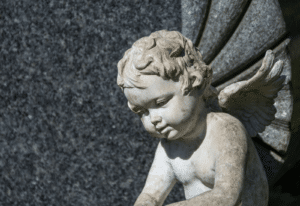 Image of an angel monument
