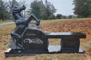 Granite grave marker image