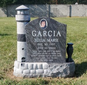 Granite grave marker image
