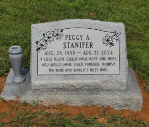 Granite grave marker image