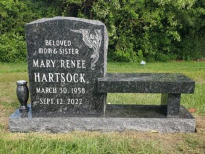 Memorial bench image