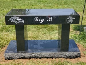 Memorial bench image