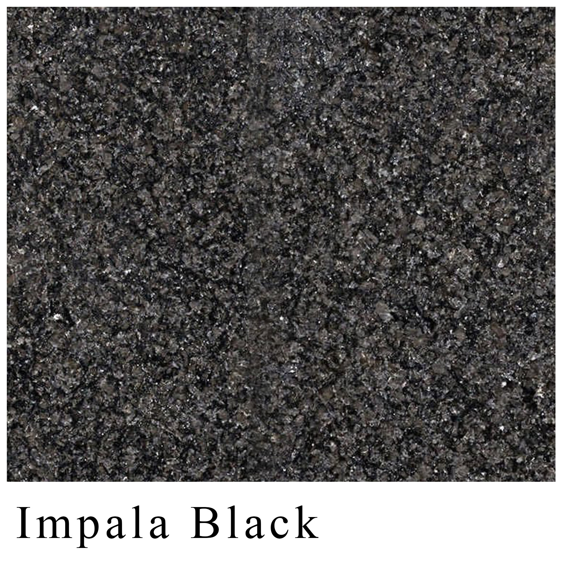 Granite color Impala Black