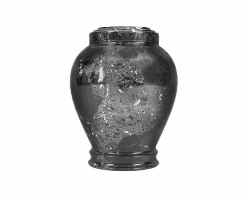 EMBRACE GREEN ZEBRA MARBLE STONE URN