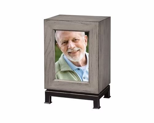 COMPOSITE METRO PHOTO FRAME URN